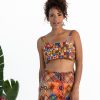 Clothing Miguelina | Miguelina - Fernanda Hand Knit Bralette - Brown Multi