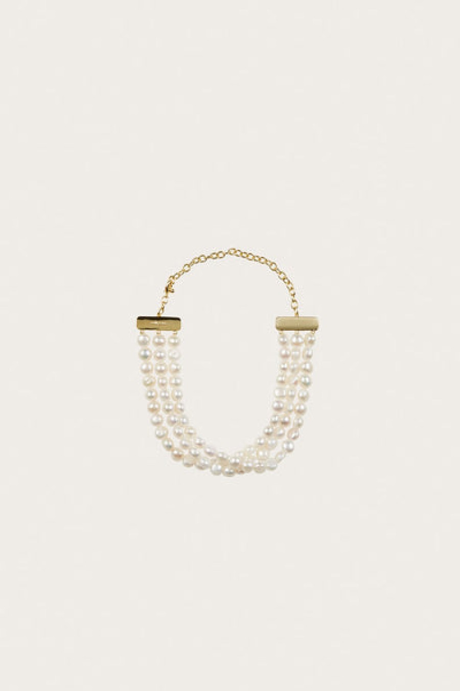 Accessories Cult Gaia | Cult Gaia - Nora Choker - Pearl