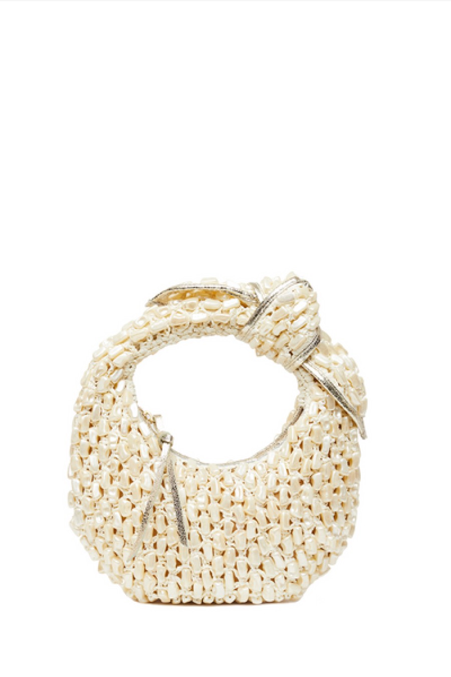 Bags Poolside | Poolside - The Josie Knot Bag - Pearl Raffia