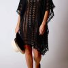 Clothing Miguelina | Miguelina - Tyra Gauze Caftan - Black