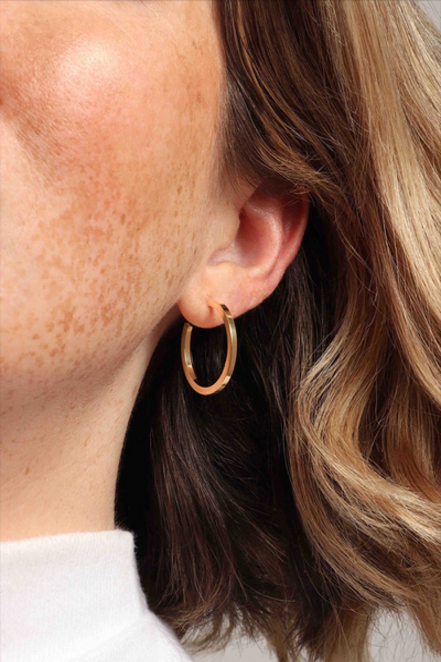 Accessories Marrin Costello Jewelry | Marrin Costello Jewelry - Jay 1" Hoops - Gold