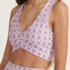 Clothing LoveShackFancy | Loveshackfancy - Barlow Sports Bra - Violet Meadow