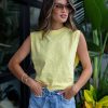 Clothing Marissa Webb | Marissa Webb - So Relaxed Jersey Muscle Tee - Citrine