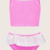 Swim HUNZA G | Hunza G - Kids Olive Bikini - Bubblegum