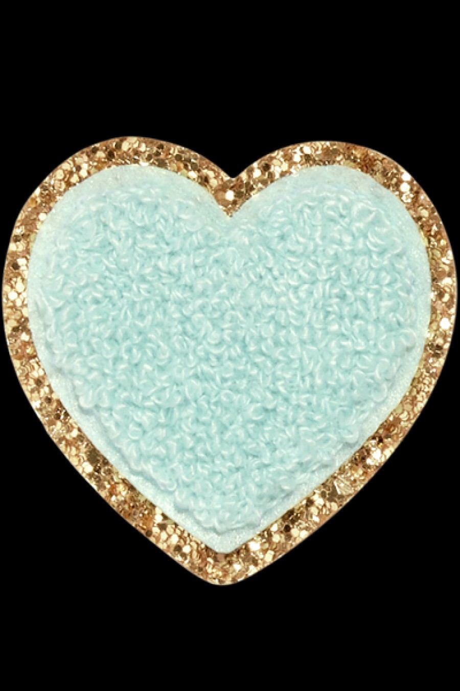 Bags Stoney Clover Lane | Stoney Clover Lane - Glitter Varsity Heart Patch - Cotton Candy