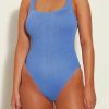 Swim HUNZA G | Hunza G - Square Neck Swim - Cornflower