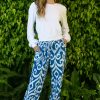 Clothing Honorine | Honorine - Harper Pant - Waterfall/White