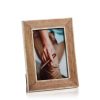 Home Zodax | Zodax - Ribbed Mango Wood Frame - 4" X 6" & 5" X 7"