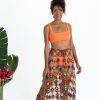 Clothing Miguelina | Miguelina - Pilar Hand Knit Maxi Skirt - Brown Multi