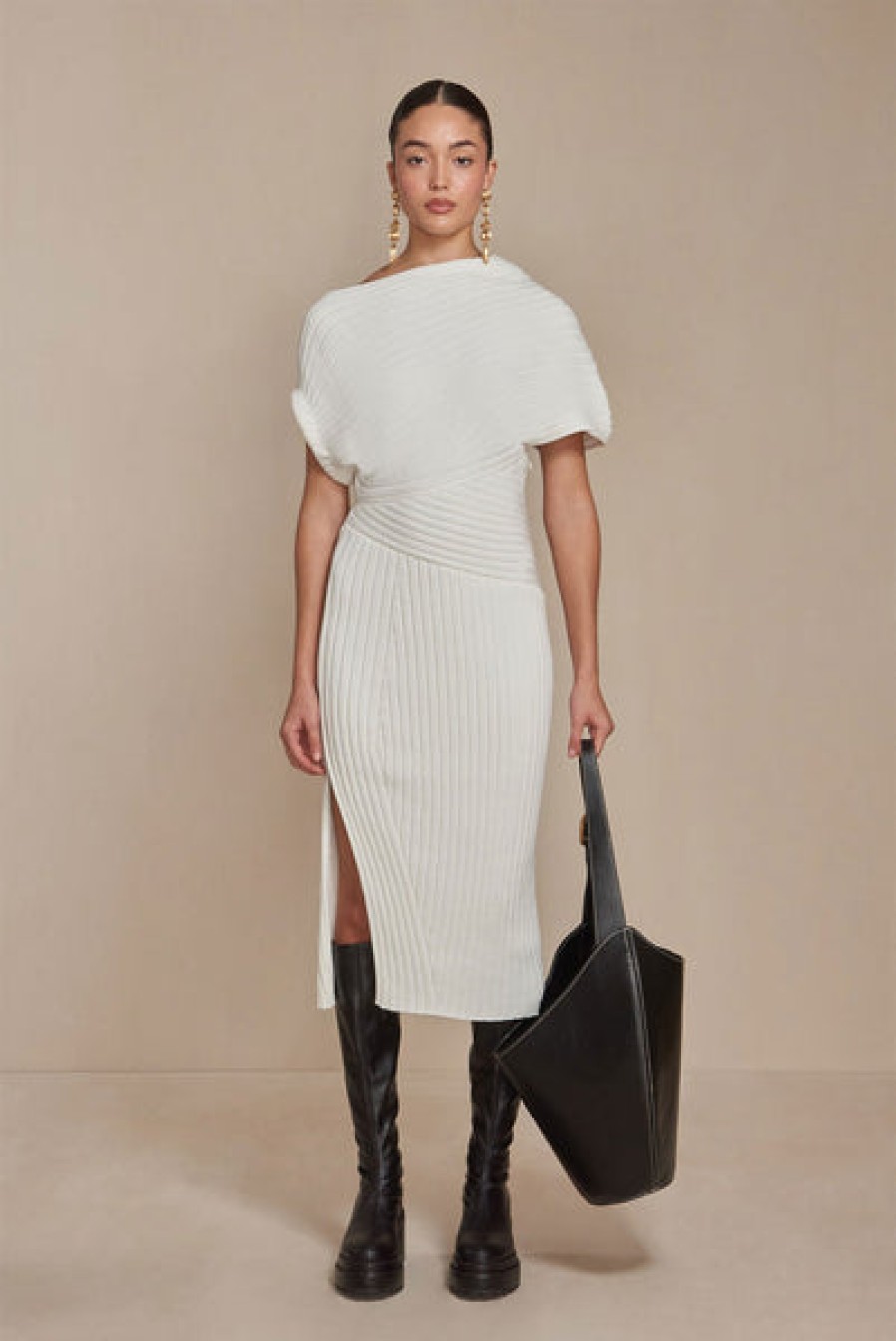 Clothing Cult Gaia | Cult Gaia - Naunet Knit Dress - Off White