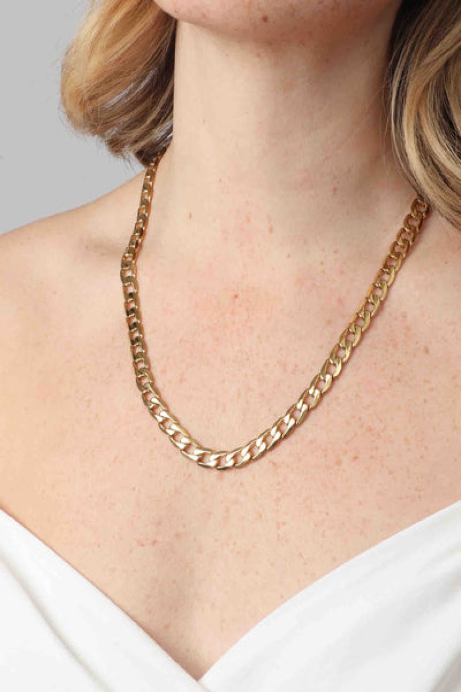 Accessories Marrin Costello Jewelry | Marrin Costello Jewelry - Kings 22" Chain - Gold