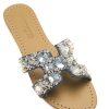 Shoes Mystique | Mystique - Anderson Crystal Sandal - Dark Denim