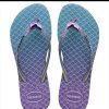 Shoes Havianas | Havianas - Kids Slim Flip Flops - Blue Glitter