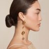 Accessories Cult Gaia | Cult Gaia - Adrienne Earring - Shiny Brass