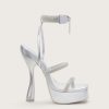 Shoes Cult Gaia | Cult Gaia - Elodie Rhinestone Platform - Clear