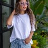 Clothing Marissa Webb | Marissa Webb - So Relaxed Jersey Boyfriend Tee - White