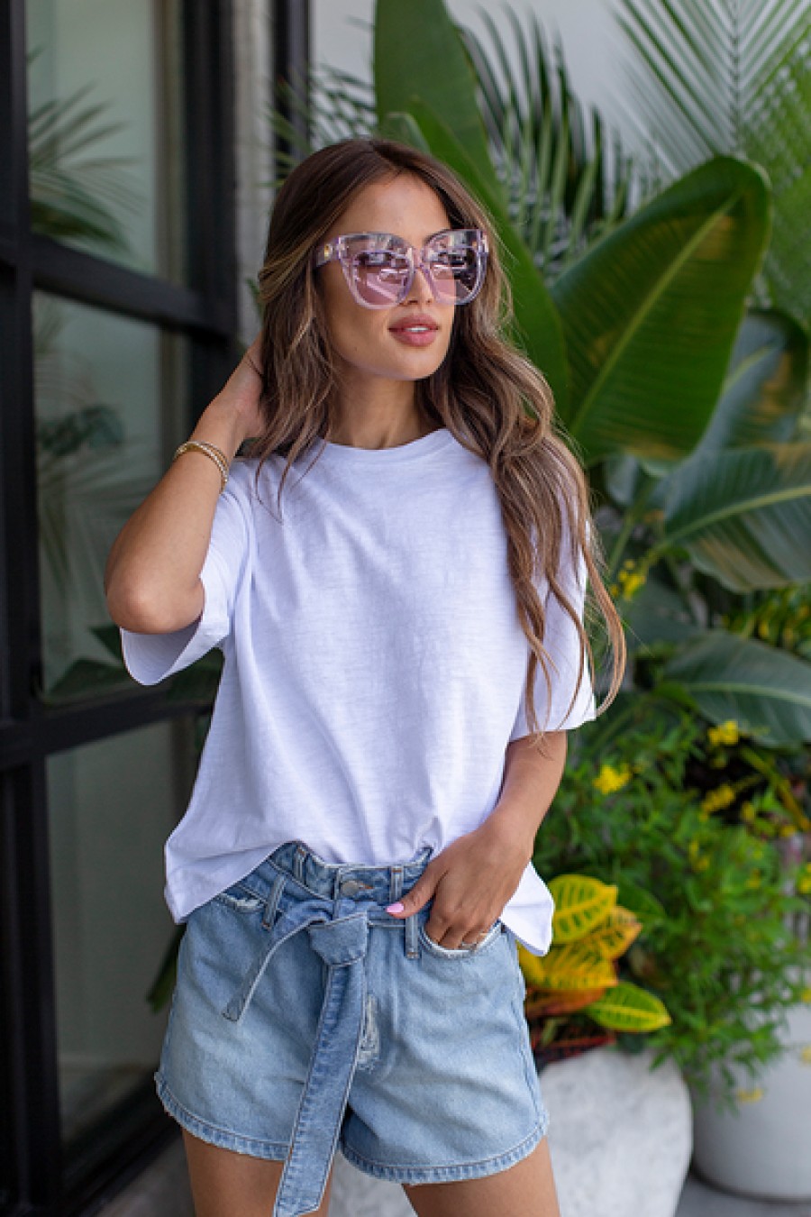 Clothing Marissa Webb | Marissa Webb - So Relaxed Jersey Boyfriend Tee - White