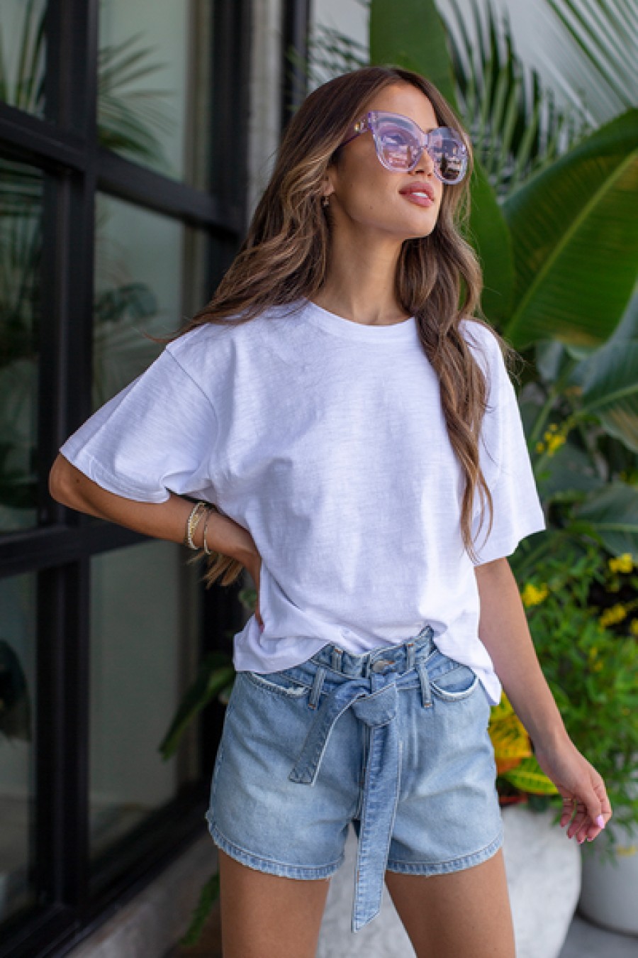 Clothing Marissa Webb | Marissa Webb - So Relaxed Jersey Boyfriend Tee - White