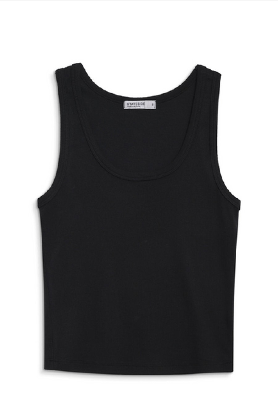 Clothing stateside | Stateside - 2X1 Rib Classic Tank - Black