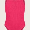 Swim HUNZA G | Hunza G - Kids Classic Swim - Hot Pink