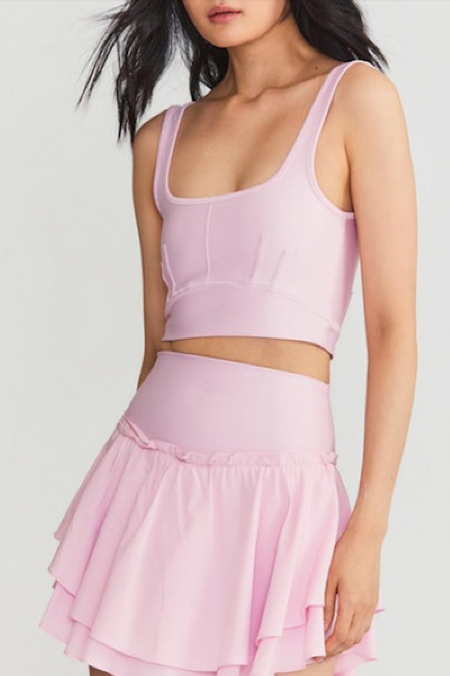 Clothing LoveShackFancy | Loveshackfancy - Vanina Skort - Pale Rose