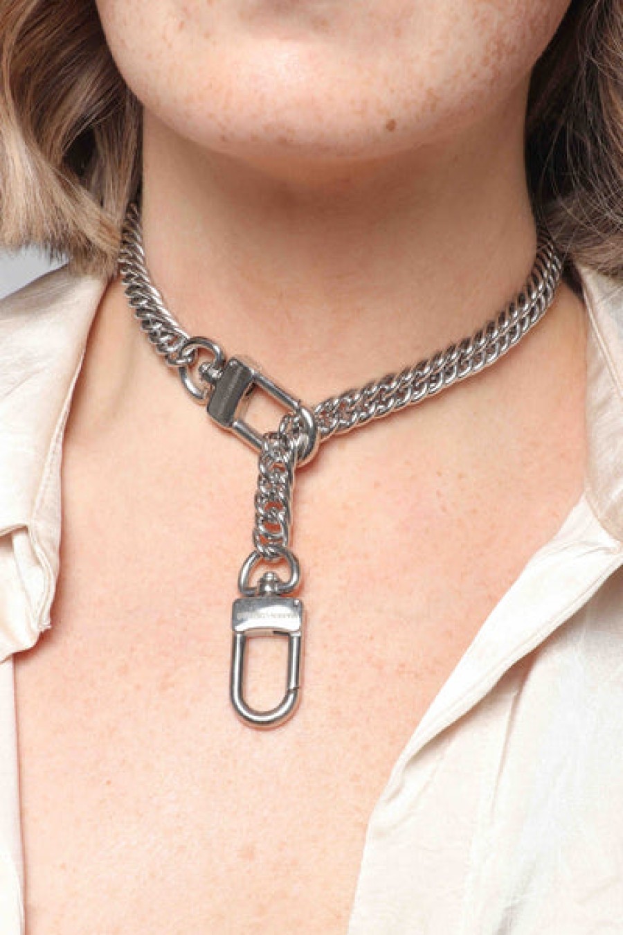 Accessories Marrin Costello Jewelry | Marrin Costello Jewelry - Gabriella Three-In-One Chain - Silver