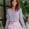 Clothing LoveShackFancy | Loveshackfancy - Arabesque Cardigan - Lala Lavender