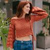 Clothing Cult Gaia | Cult Gaia - Odette Knit Top - Tannin