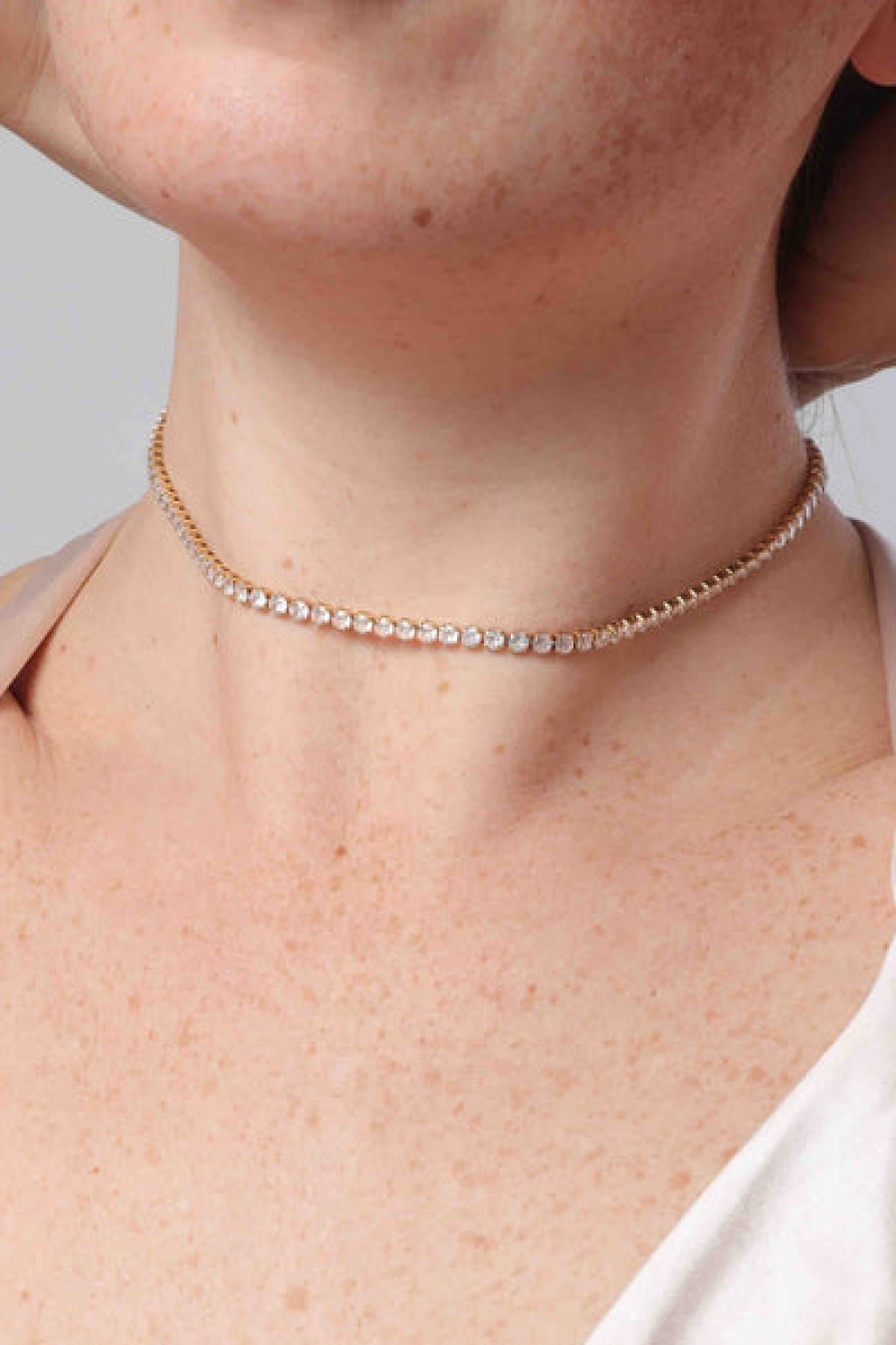 Accessories Marrin Costello Jewelry | Marrin Costello Jewelry - Serena Diamond Choker - Gold