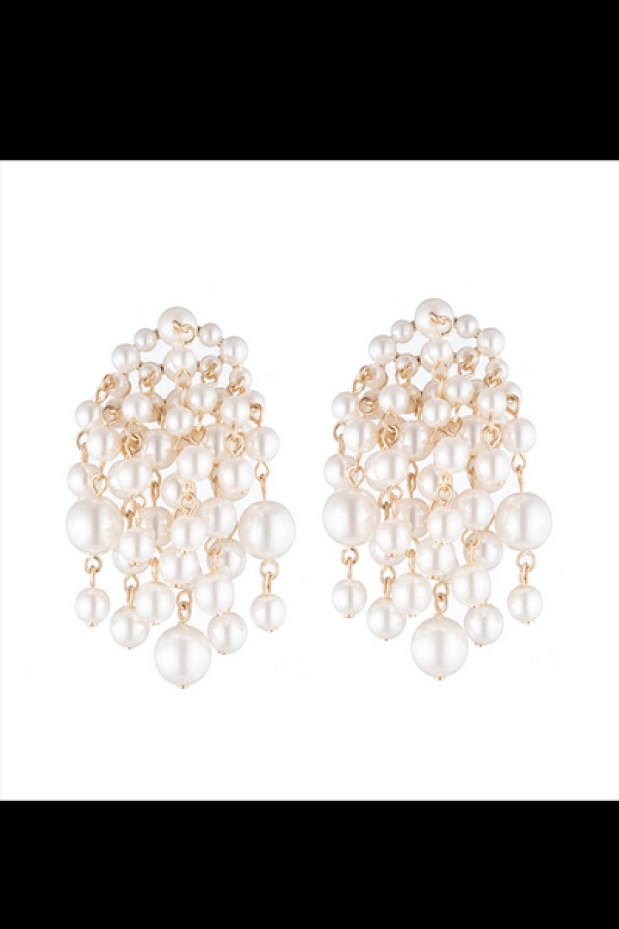 Accessories Dannijo | Dannijo - Sicily Earrings - Pearl/Gold