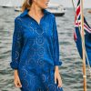 Clothing Cartolina | Cartolina - Peyton Coverup - Navy