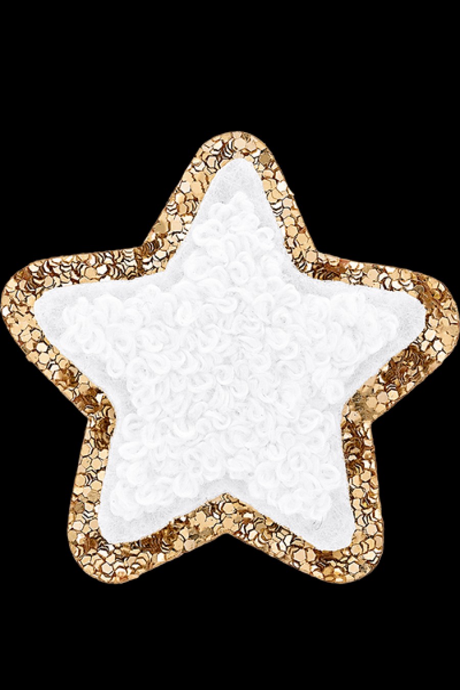 Bags Stoney Clover Lane | Stoney Clover Lane - Mini Glitter Varsity Star Patch - Blanc