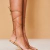 Shoes Cult Gaia | Cult Gaia - Lotus Sandal - Gold