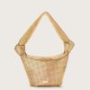 Bags Cult Gaia | Cult Gaia - Gia Shoulder Bag - Brushed Brass