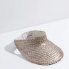 Accessories LUSANA | The Baha Visor - Metallic Gold