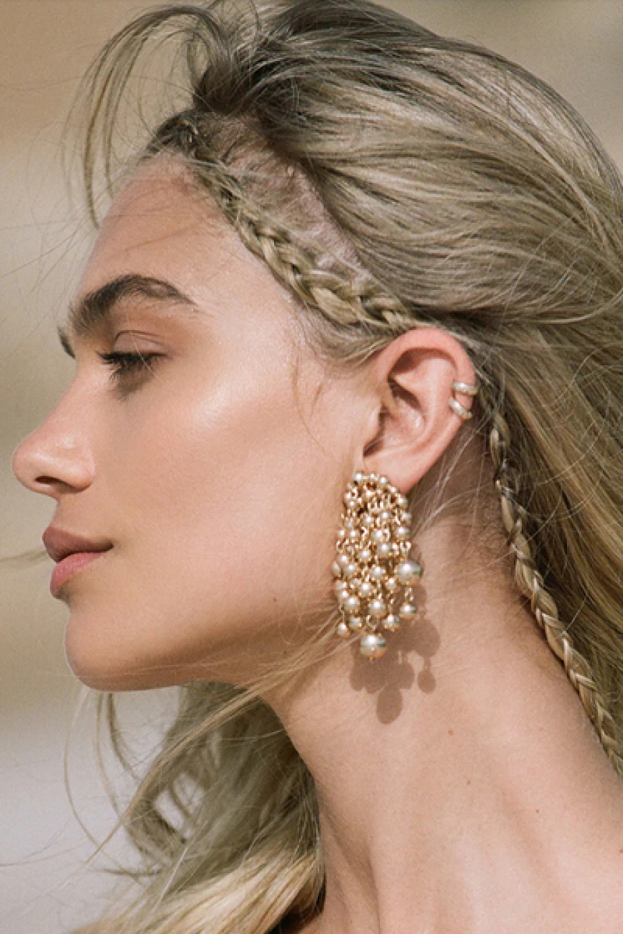 Accessories Dannijo | Dannijo - Wilshire Earrings - Gold