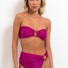 Swim PatBO | Patbo - Mid-Rise Bikini Bottom - Magenta