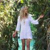 Clothing Miguelina | Miguelina - Mariah Lace Coverup - Pure White