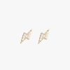 Accessories Marrin Costello Jewelry | Marrin Costello Jewelry - Bolt 20Mm Studs - Gold