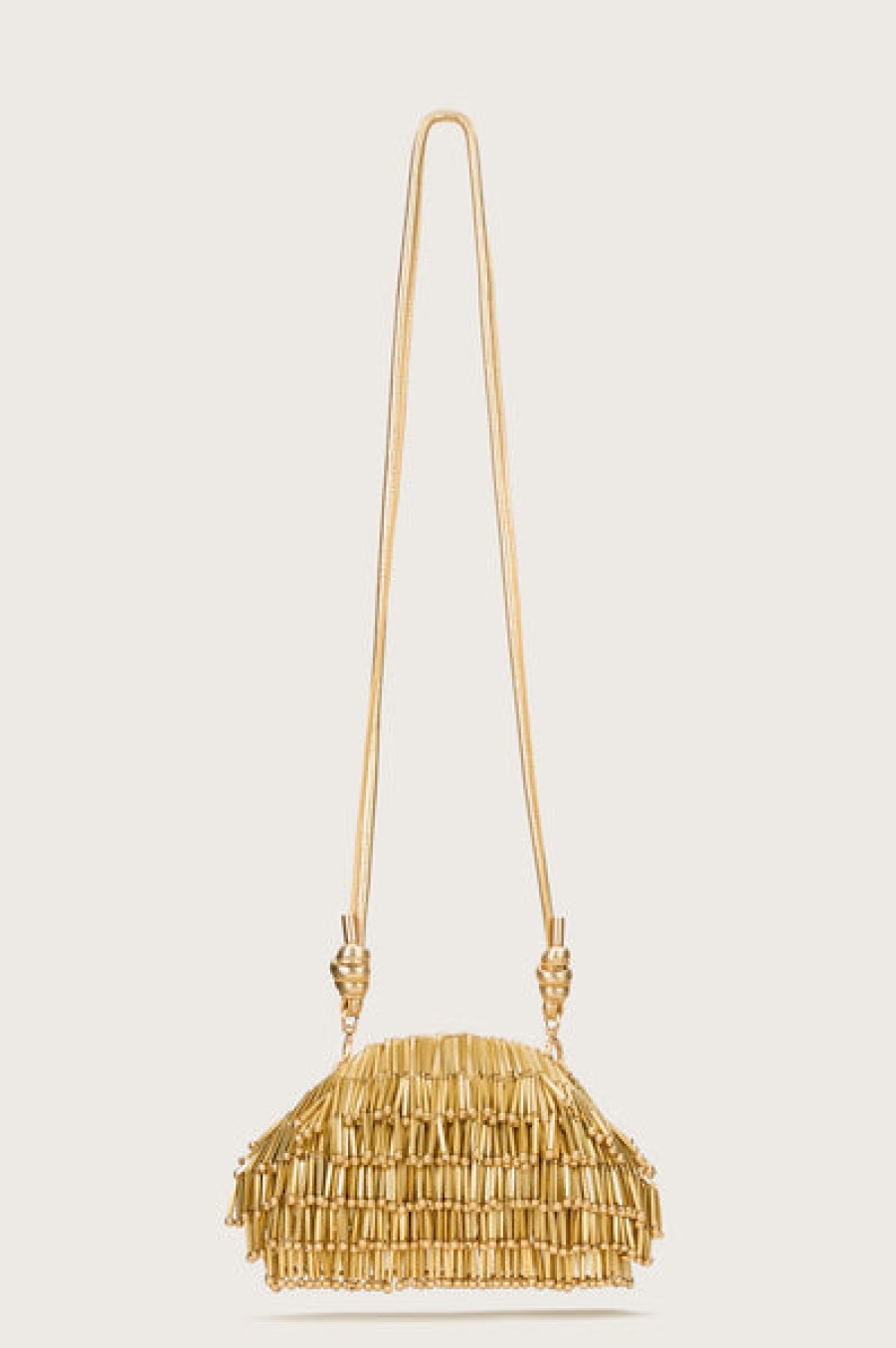 Bags Cult Gaia | Cult Gaia - Jaala Nano Crossbody Bag - Brushed Brass