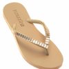 Shoes Mystique | Mystique - Anaheim Flip Flops - Nude/Champagne