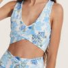 Clothing LoveShackFancy | Loveshackfancy - Barlow Bra Top - Baby Blue Promise