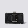 Bags Simkhai | Simkhai - Nolan Satin Buckle Clutch - Black