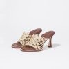 Shoes Simkhai | Simkhai - Theo Heeled Mule - Bleached Sand