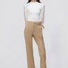 Clothing Jonathan Simkhai | Simkhai - Baxter Vegan Leather Pant - Camel