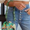 Bags Serpui | Serpui - Lolita Tropical Straw Clutch Bag - Natural