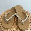 Shoes Mystique | Mystique - Bari Flip Flops - Nude/Clear