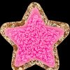 Bags Stoney Clover Lane | Stoney Clover Lane - Mini Glitter Varsity Star Patch - Bubblegum