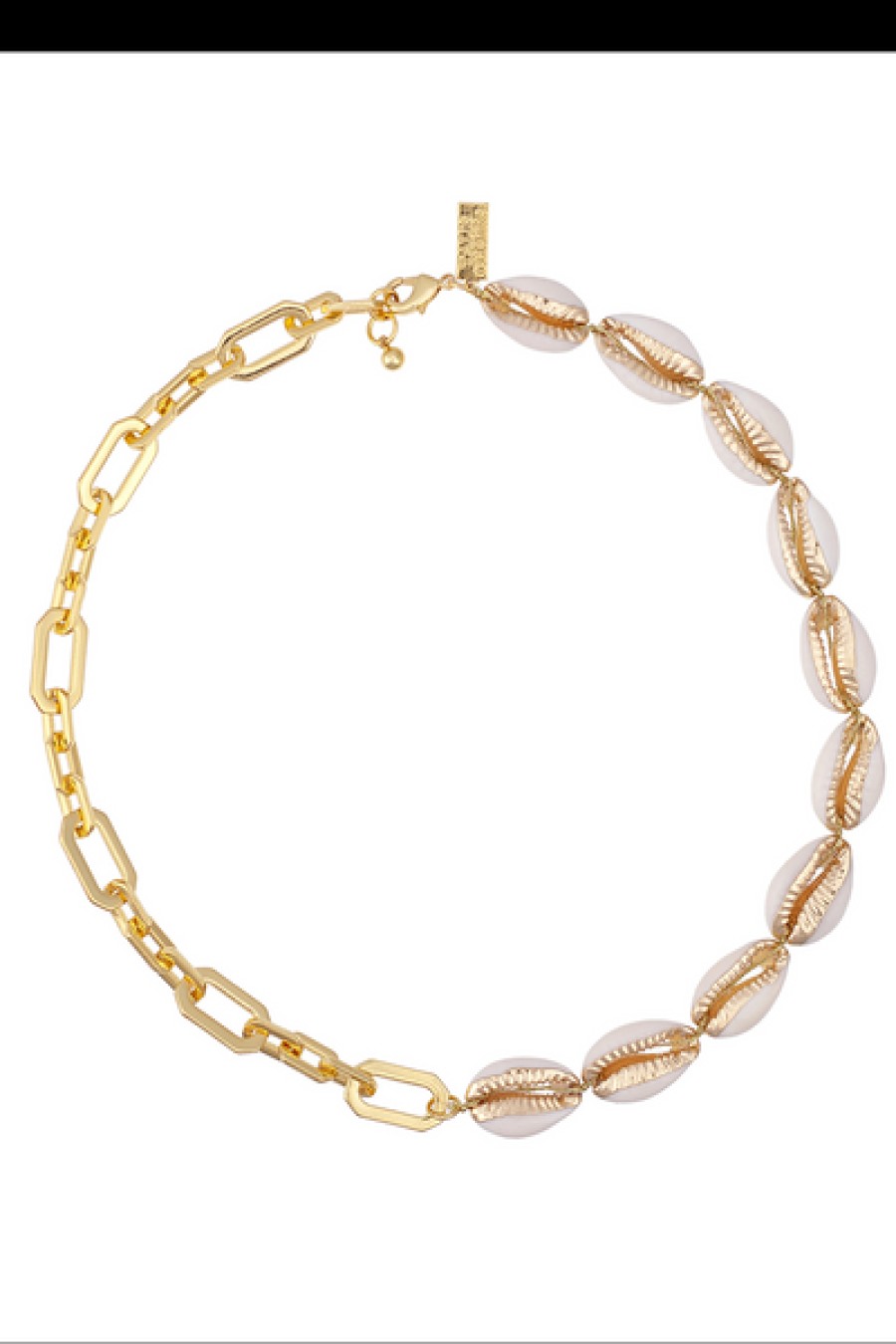 Accessories Talis Chains | Talis Chains - Miami Shell Necklace - Gold