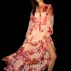 Clothing Hemant 0026 Nandita | Hemant & Nandita - Dali Long Dress - Pink